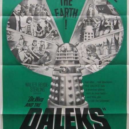 Original 1965 [US 1966] US One Sheet Poster for the film 'Dr Who and the Daleks'