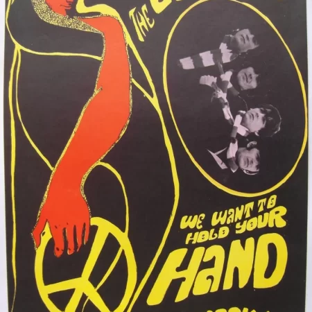 Original 1967 The Beatles KONST in-Store Display Poster