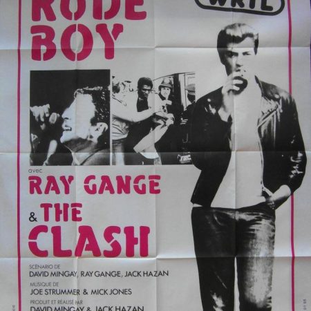Original 1980 The Clash French Grande Poster for the Movie 'Rude Boy'