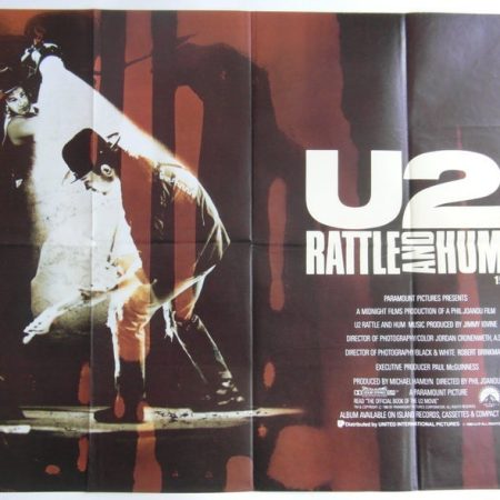 1988 U2 'Rattle & Hum' British Quad Poster