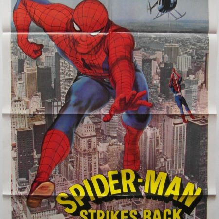 Original 1978 USA 1 Sheet 'Spiderman Strikes Back' Marvel Movie Poster