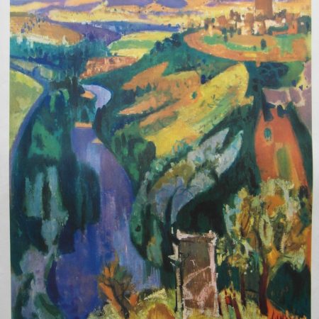 Original 1959 French Railways Tourist Poster 'Auvergne'