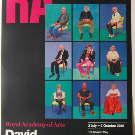 Original David Hockney Royal Academy of Arts Exhibition Poster